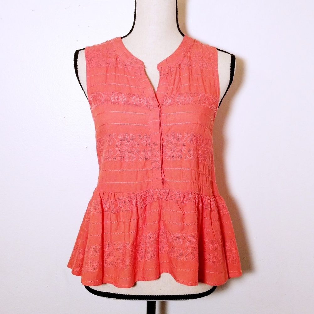 NWT Cupcakes & Cashmere Coral Tank Top